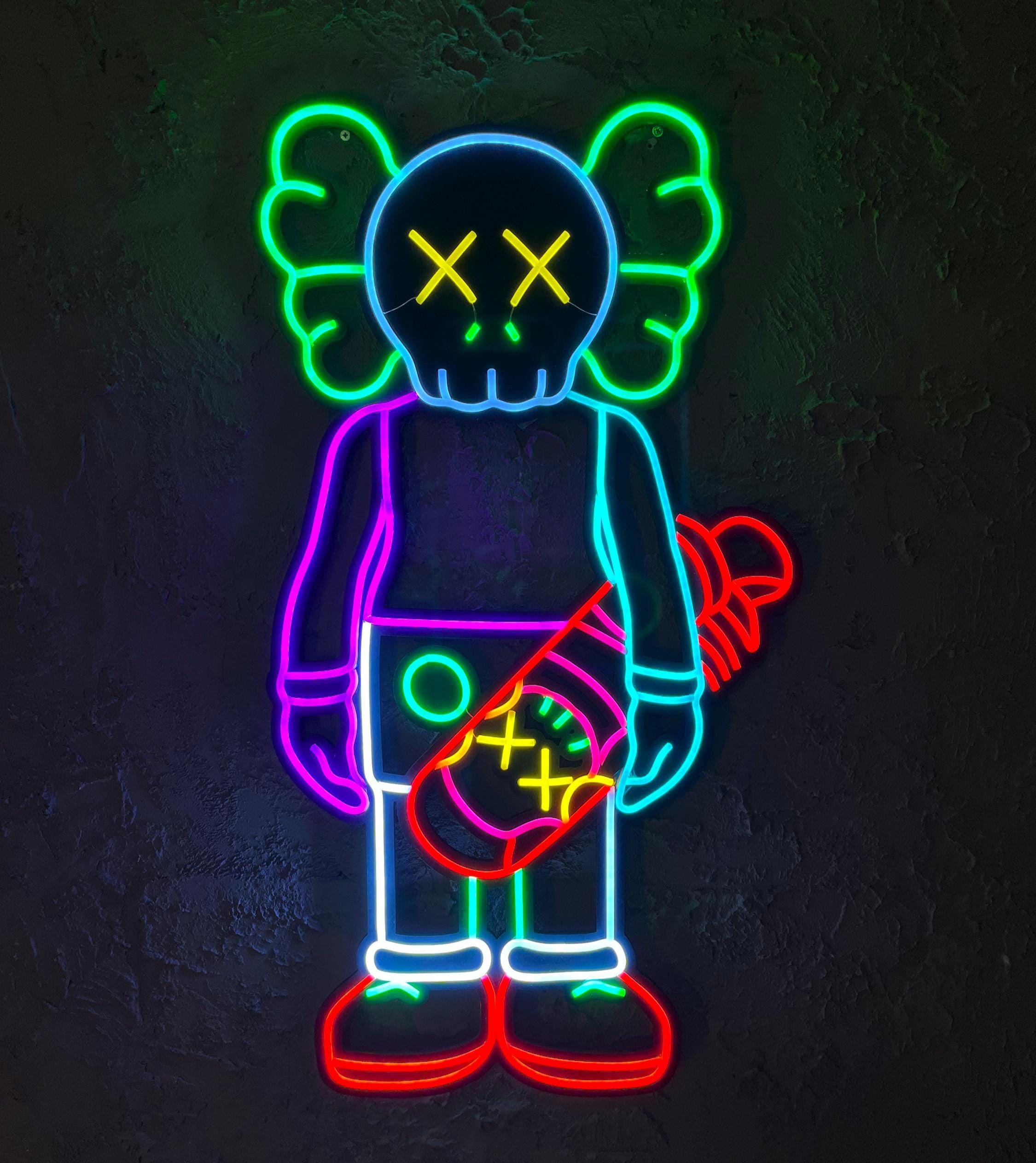 Kaws led neon sign - Etsy 日本 Kaws led neon sign - Etsy 日本