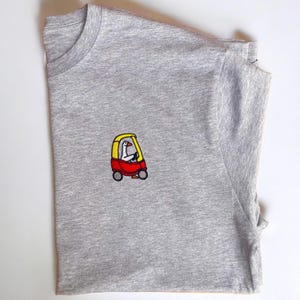 Embroidered Silly Goose T-Shirt: 90s Retro Fun Gift