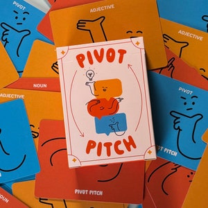 Pivot Pitch: A Quick Thinking Entrepreneurship & Communication Card Game | Educational Game