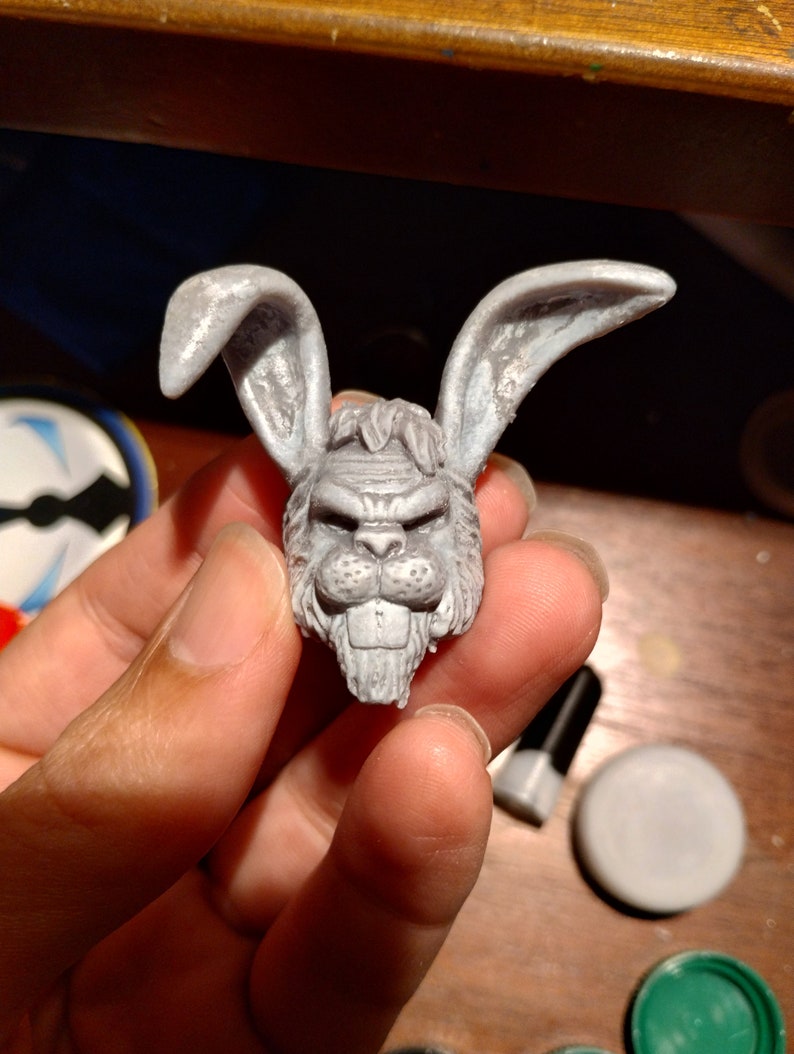 Rabbits Head - Etsy