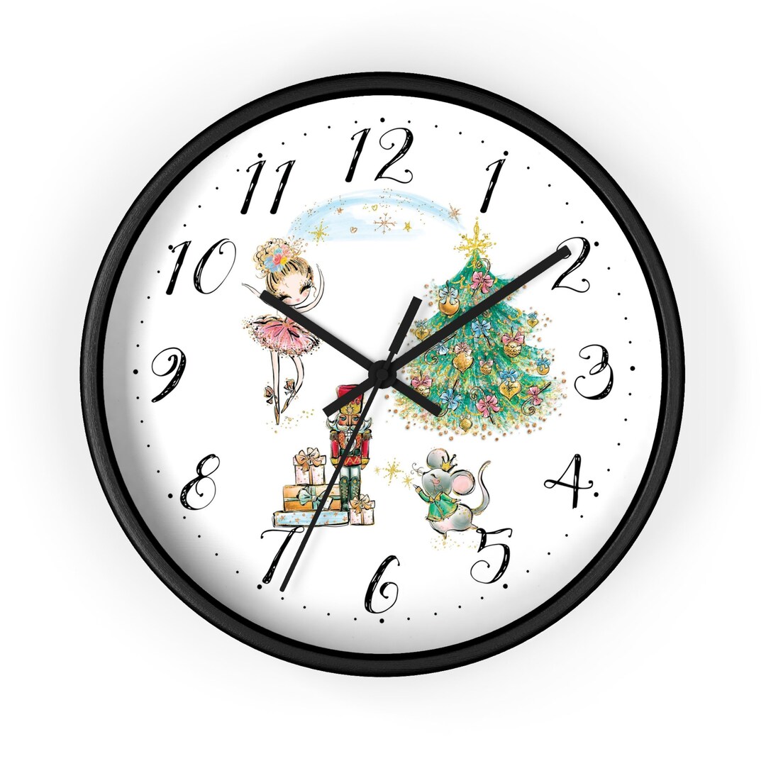 Nutcracker Clock Christmas Clock - Etsy