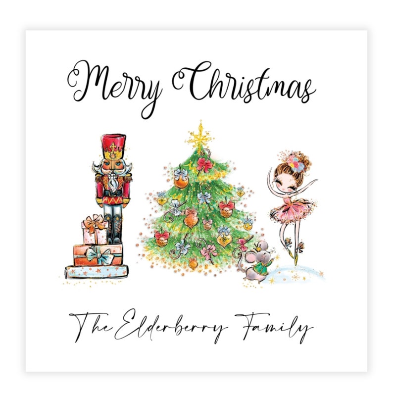 Nutcracker Gift Tags Printable Christmas Gift Tags Holiday - Etsy