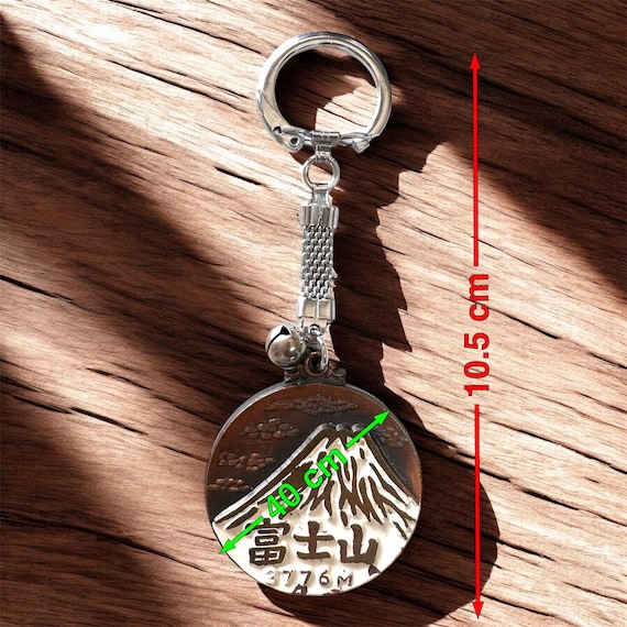 Metal Keychain –Mt. Fuji design : Japanese Souvenir View 6