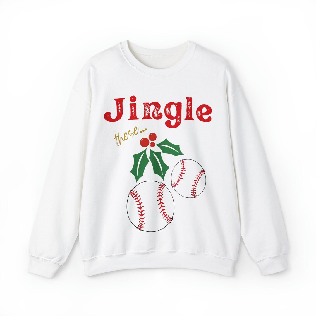 Jingle These Balls, Softball, Baseball, Homerun, Christmas Sweater