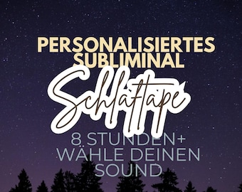 Personalisiertes Subliminal Audio 8h | Individuelle Affirmationen für dein Unterbewusstsein | Manifestation & Selbstbewusstsein | deutsch