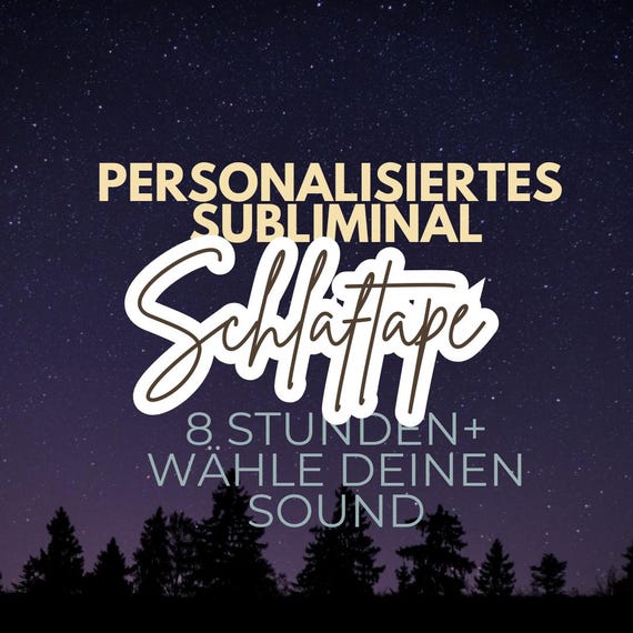 Personalisiertes Subliminal Audio 8h | Individuelle Affirmationen für dein Unterbewusstsein | Manifestation & Selbstbewusstsein | deutsch