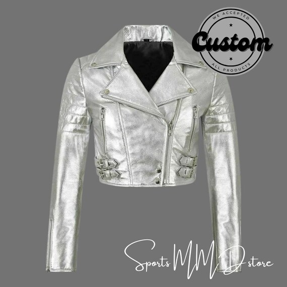 Frauen Glamouröse Metallic Silber