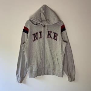 Vintage Early 2000s Nike Spell Out Zip Up Hoodie