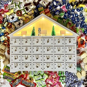 Panier cadeau de Noël, de vacances avec biscuits, chocolat, bonbons et plus  encore pour Noël - Idée de livraison de Thanksgiving pour hommes et femmes