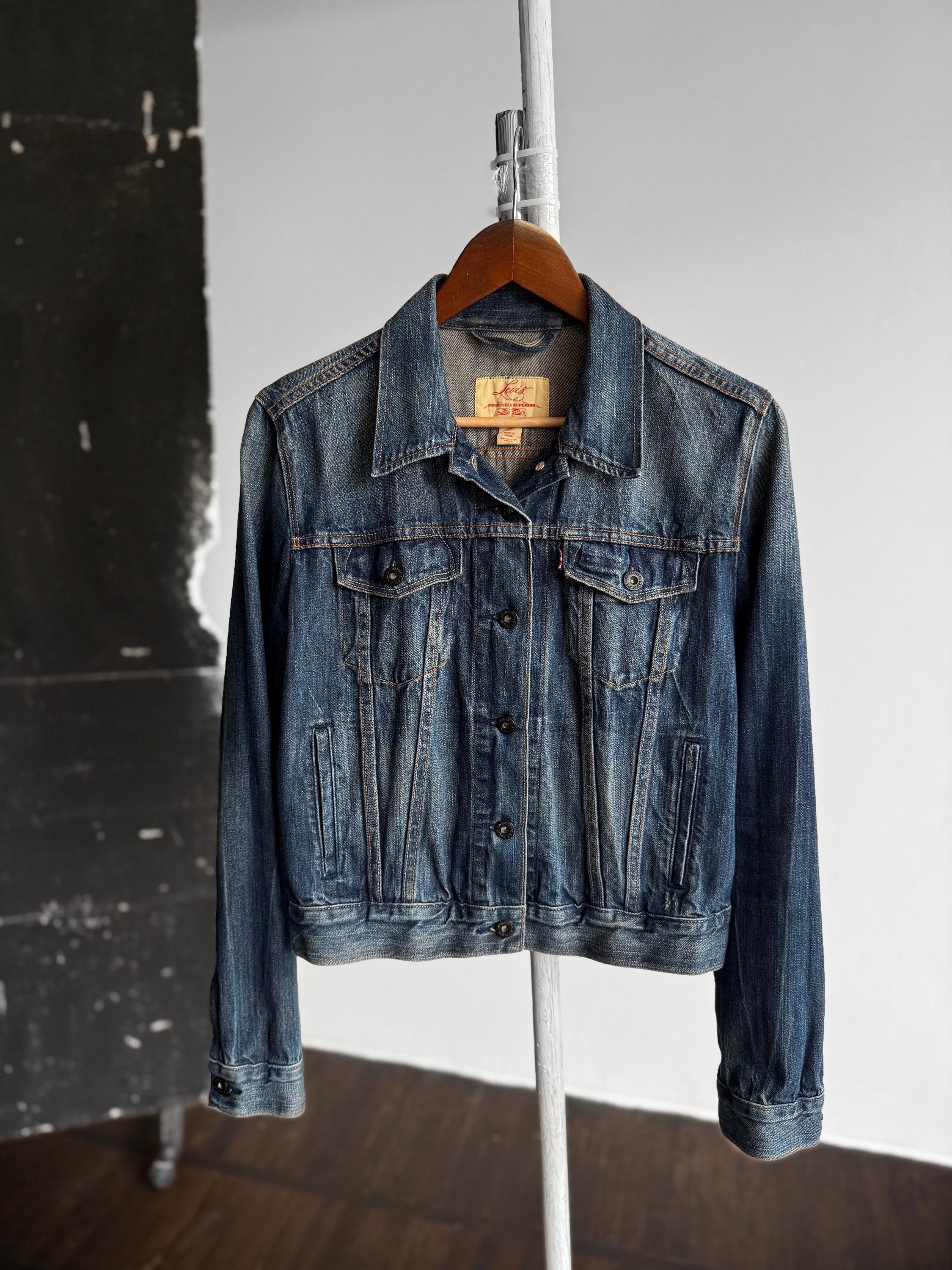 ジャケット・アウター Levi's Engineered Jeans 00s \"Full Set\" 楽天市場】00s~ Levis ENGINEERED JEANS 立体裁断 デニム ジャケット S