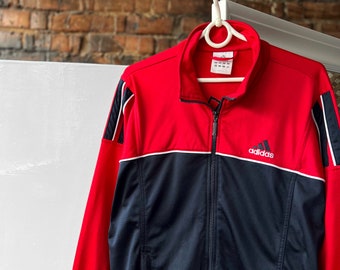Adidas メンズ ヴィンテージ フルジップ トラック ジャケット