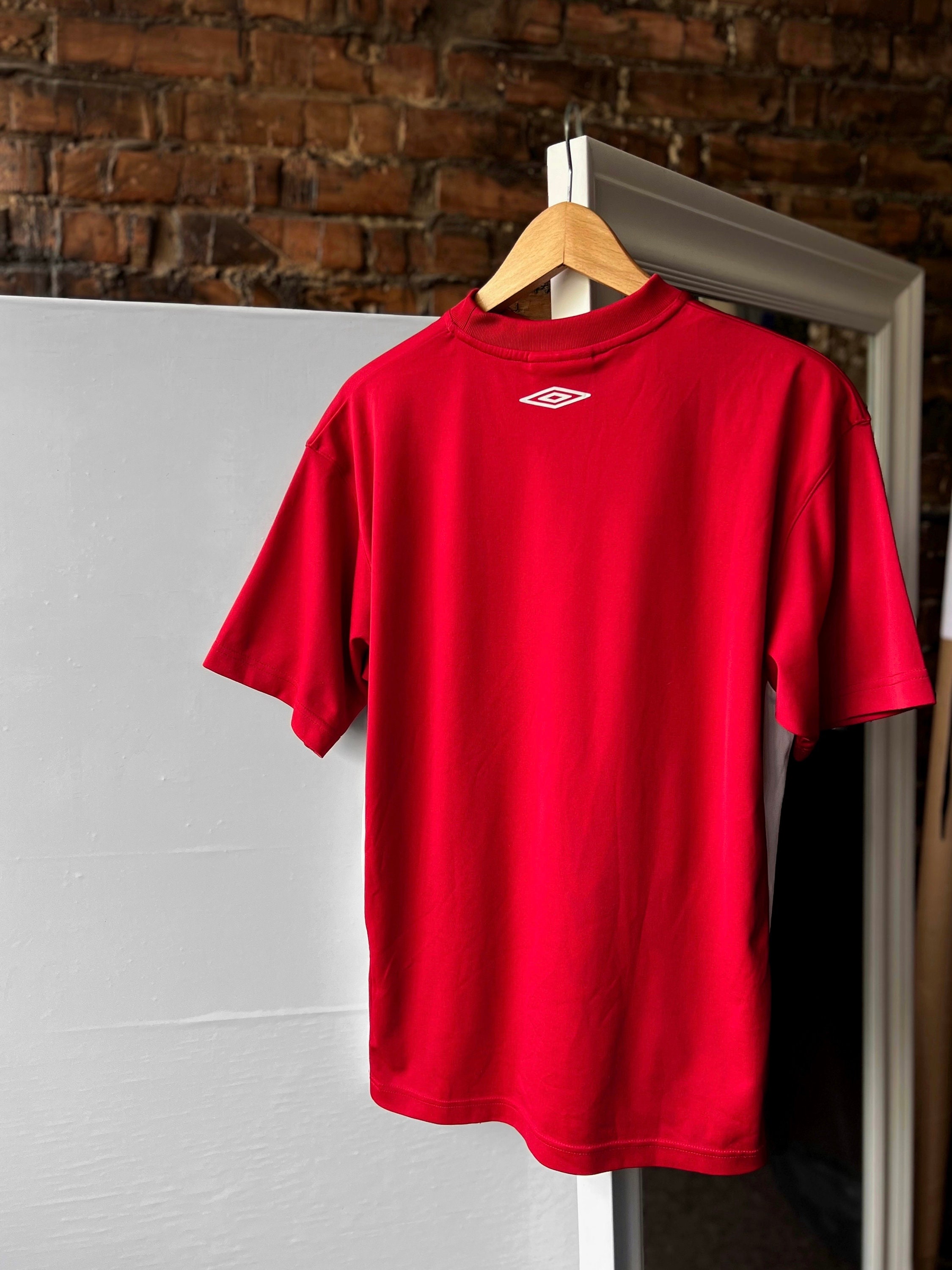 レディース 福袋 (セール) -ファッション通販 Sleeve Short Red Vintage Men's Umbro Sport T-shirt Jersey ウェア