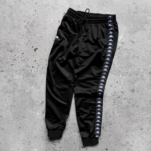 Black kappa sweatpants new arrivals