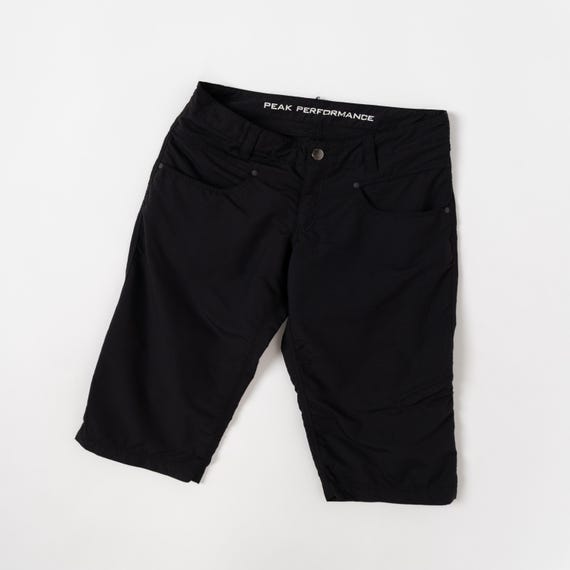 Peak Performance, Peak Performance 3XDRY Womens Black Outdoor Shorts Knee Length Zip Fly Size S/M