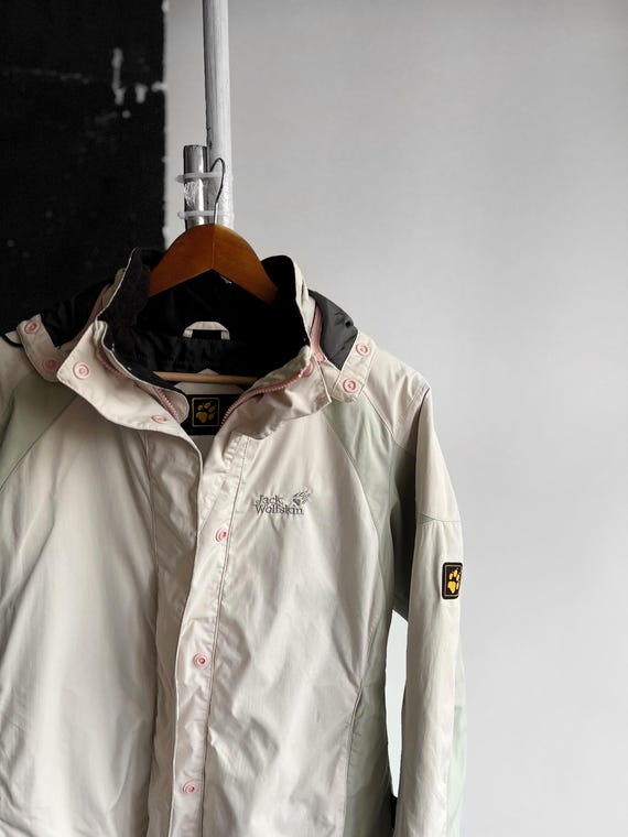 Jack Wolfskin Womens Texapore Microguard Full Zip Hood Jacket Size XS S Etsy