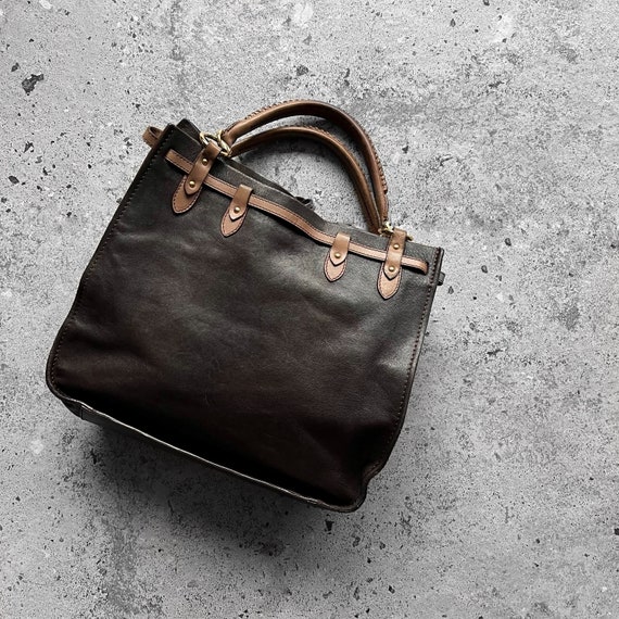 Miu Miu Women’s Luxury Rare Brown Leather Shoulde… - image 4
