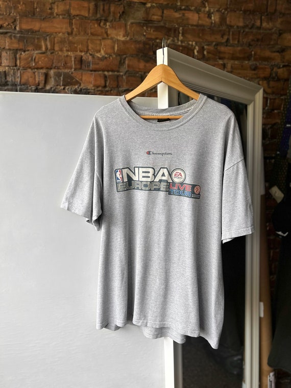 Champion NBA Europe Live Tour Vintage Short Sleeve T shirt Size XL Etsy