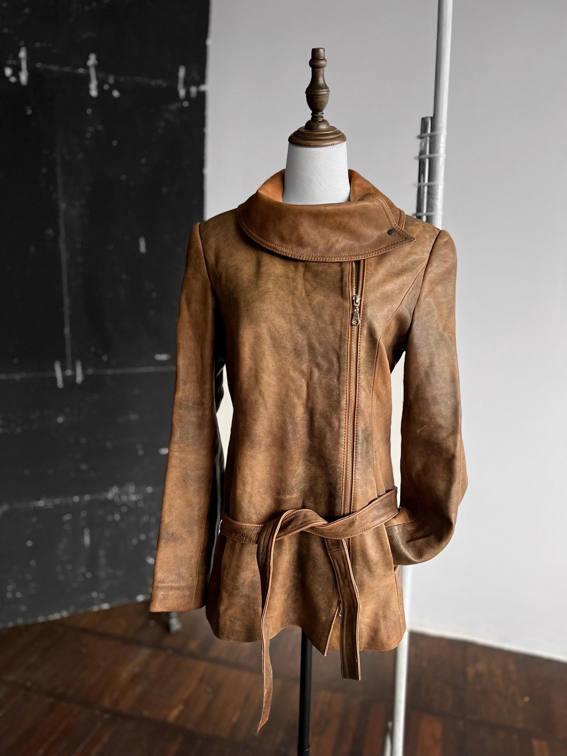 Vera Pelle Leather Jacket - Etsy Vera Pelle Leather Jacket - Etsy