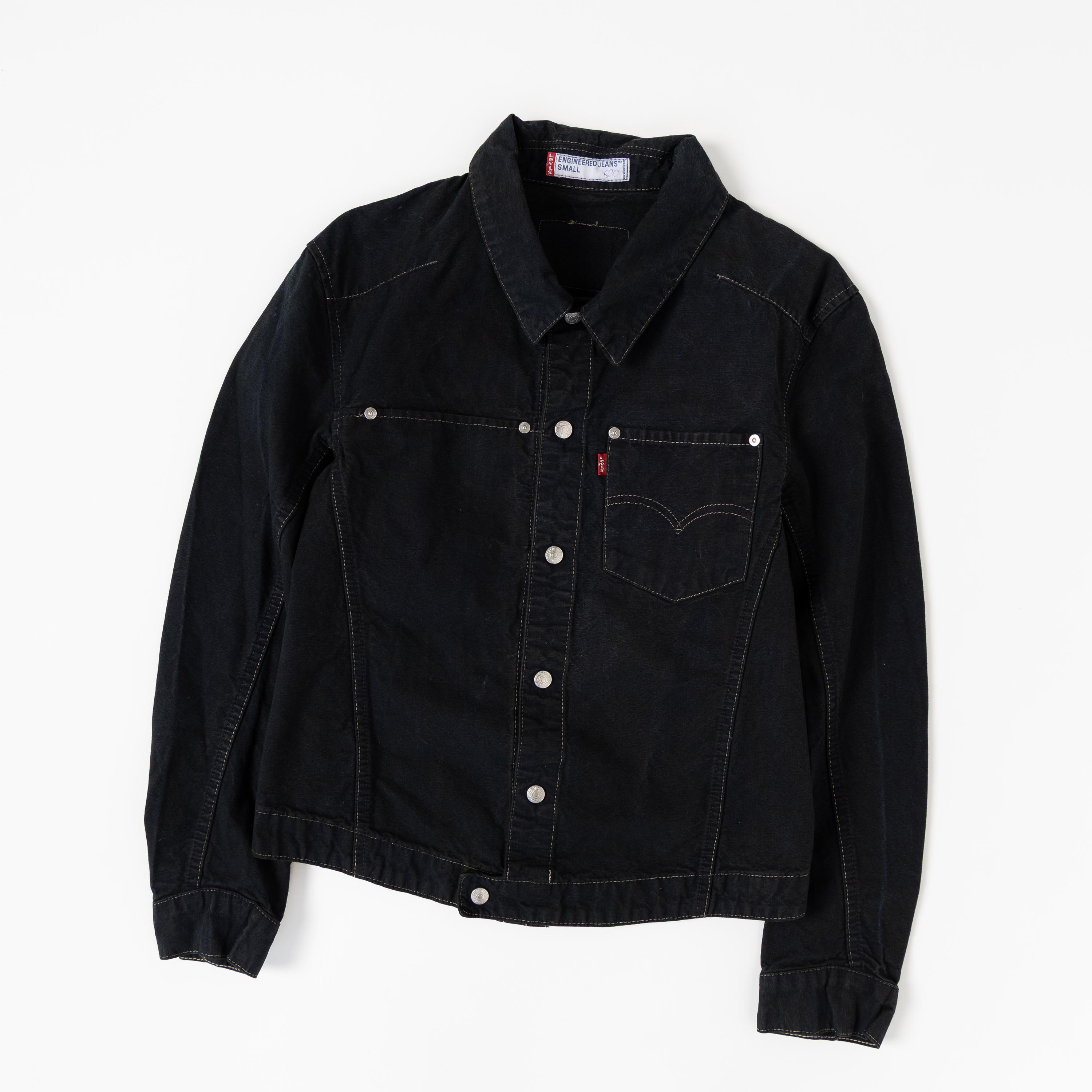 Vintage Levis Black Denim Jacket - Etsy