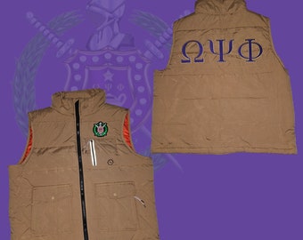 Omega Psi Phi Fraternity Vest