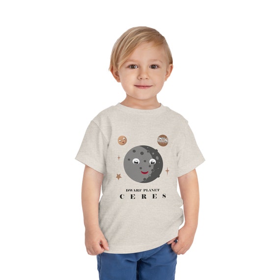 Toddler Dwarf planet CERES Short Sleeve Gift for Toddler who loves  planet, space,