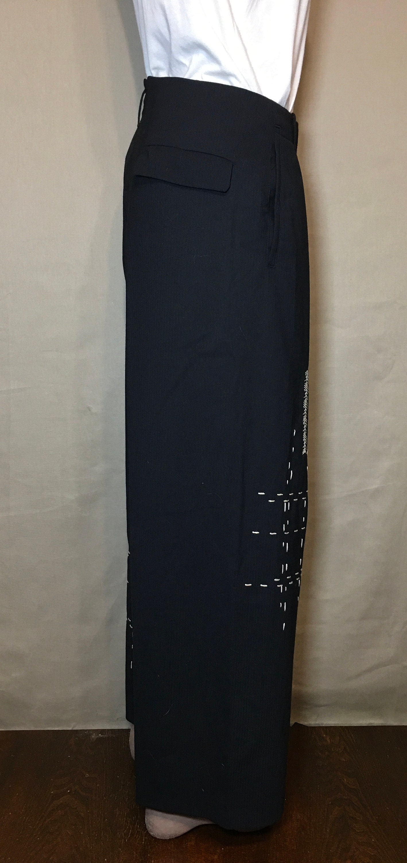 【Marithe + Francois Girbaud】W HALF COTTON PANTS‐BLACK Marithe Francois Girbaud Black Pants | eBay