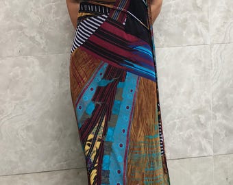 Sukienka maxi od projektantki Queen Italy w rozmiarze S