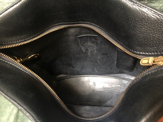 DELVAUX Bruxelles Black Leather Shoulder Bag - image 7