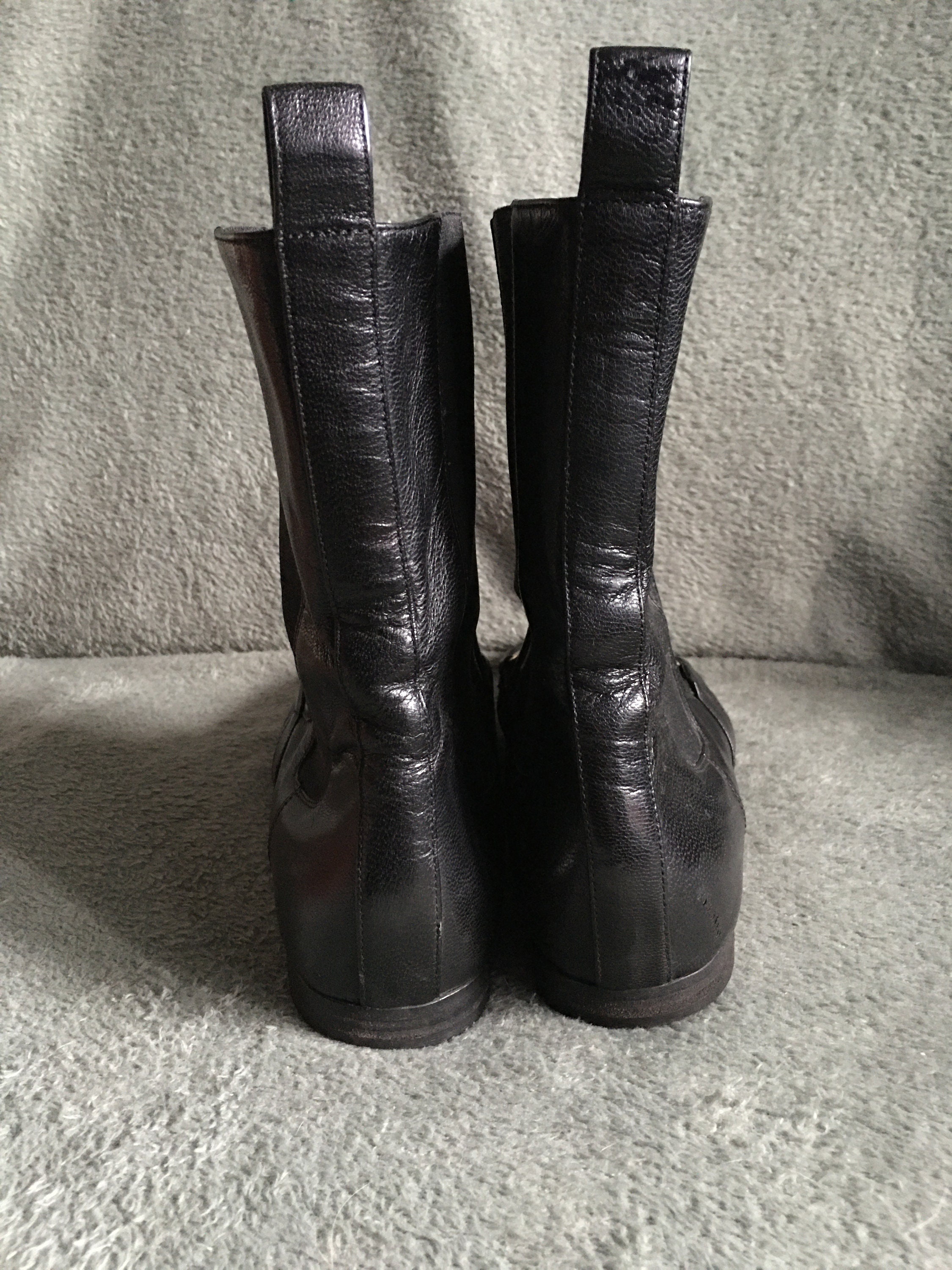 ブーツその他 GUCCI BLACK LEATHER JORDAAN BOOTS Women's Gucci Jordaan boot in black leather | GUCCI® US