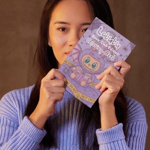 Labubu Monster Coloring Book: Kawaii Book Club Edition (PDF Download, 6 Pages)