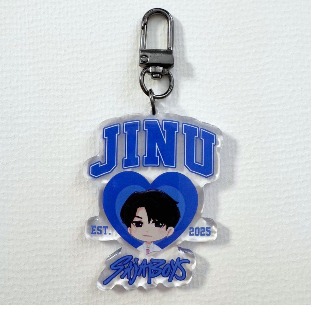 Jinu Keychains Saja Boys Jinu Acrylic Bag Charm | Kpop Demon Hunters Keychain | Hot ...