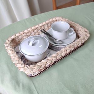 Kleine tablett platte