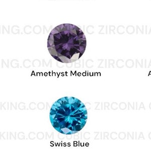 Cubic Zirconia 100 pcs Round 2.4mm 5A Grade Excellent Brilliant Diamond Facet Machine Cut VVS Clarity CZ Loose stone