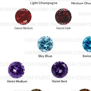 Cubic Zirconia 100 pcs Round 1.1mm 5A Grade Excellent Brilliant Diamond Facet Machine Cut VVS Clarity CZ Loose stone
