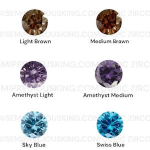 Cubic Zirconia 100 pcs Round 2.8mm 5A Grade Excellent Brilliant Diamond Facet Machine Cut VVS Clarity CZ Loose stone