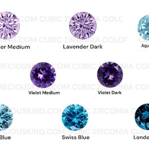 Cubic Zirconia 100 pcs Round 2.6mm 5A Grade Excellent Brilliant Diamond Facet Machine Cut VVS Clarity CZ Loose stone