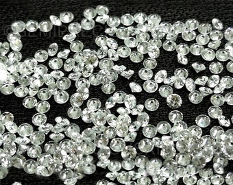 Natural Loose Diamond 5 pcs 2mm Round Brilliant Full Cut GH / DEF Color Vvs Vs SI I Pk Loose Genuine Diamond