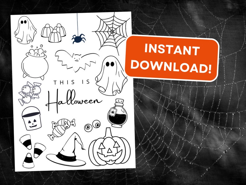 Halloween Coloring Sheet Kids Halloween Coloring Sheet Halloween Halloween Coloring Sheet Kids Halloween Coloring Sheet Halloween
