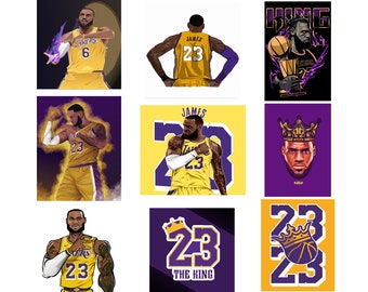 LeBron James SVG Bundle, LeBron James PNG Bundle,Basketball Star SVG