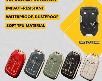 Etui na kluczyk CHEVROLET GMC z 5 przyciskami do Silverado, Sierra, Tahoe