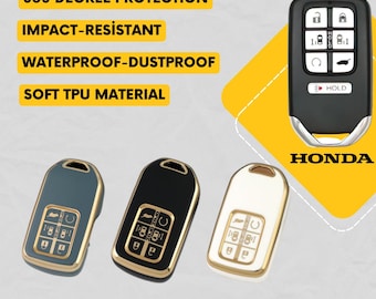 HONDA 7-Button Key Fob Cover for Odyssey - Tpu Remote Protection Case