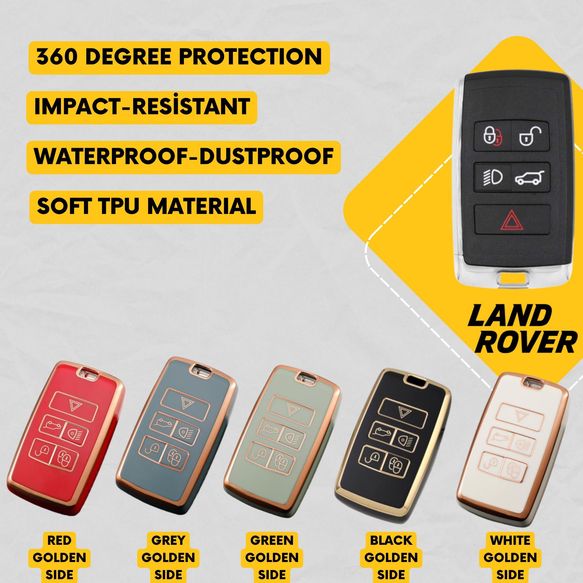 Portachiavi per telecomando auto con strass, adatto per Land Rover Range Rover Evoque Freelander Discovery (stile C