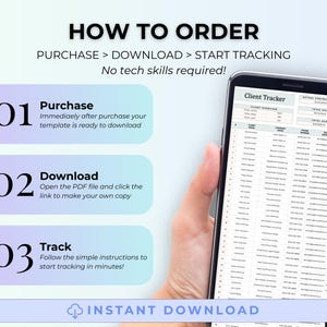 Client Tracker Google Sheet Template Freelance Tracker CRM Lead Tracking Small Business Client Management Spreadsheet Business Planner List image 8