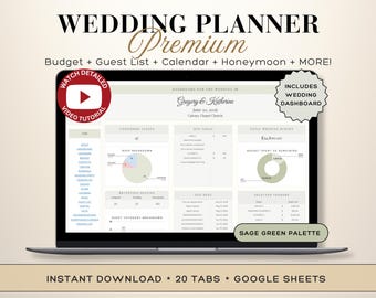 Wedding Planner Spreadsheet Wedding Budget Tracker Wedding Timeline Template Guest List Seating Chart Wedding Gift Tracker Wedding Itinerary