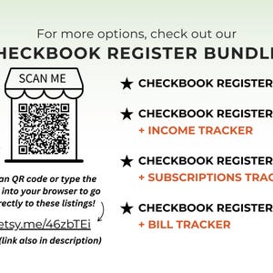 Checkbook Register Bill Tracker Google Sheets Template Budget Finance ...