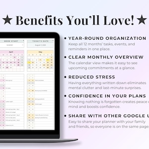 Year At A Glance Monthly Life Planner Year Planning Sheets Template Monthly Plan 12 Month Minimal Digital Planner Simple 5 Year Planner image 8