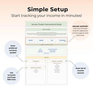 Managing Income Website Income Tracker Spreadsheet Deposit Tracker Database Income Management ...