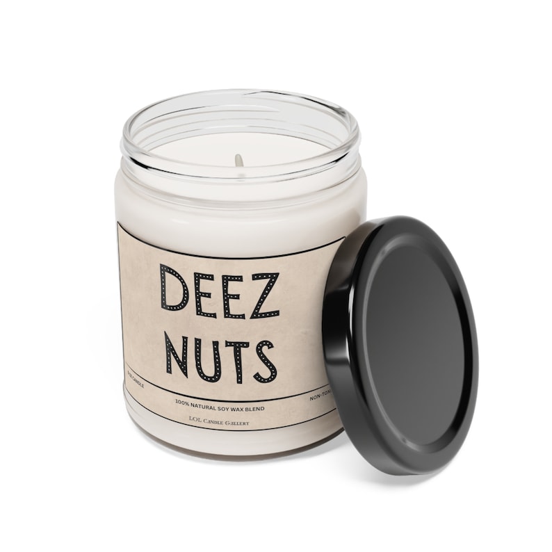 Deez Nuts Candle Funny Candle Gift Humorous Gift Hilarious Candle Humorous Candle Funny Gag Gift