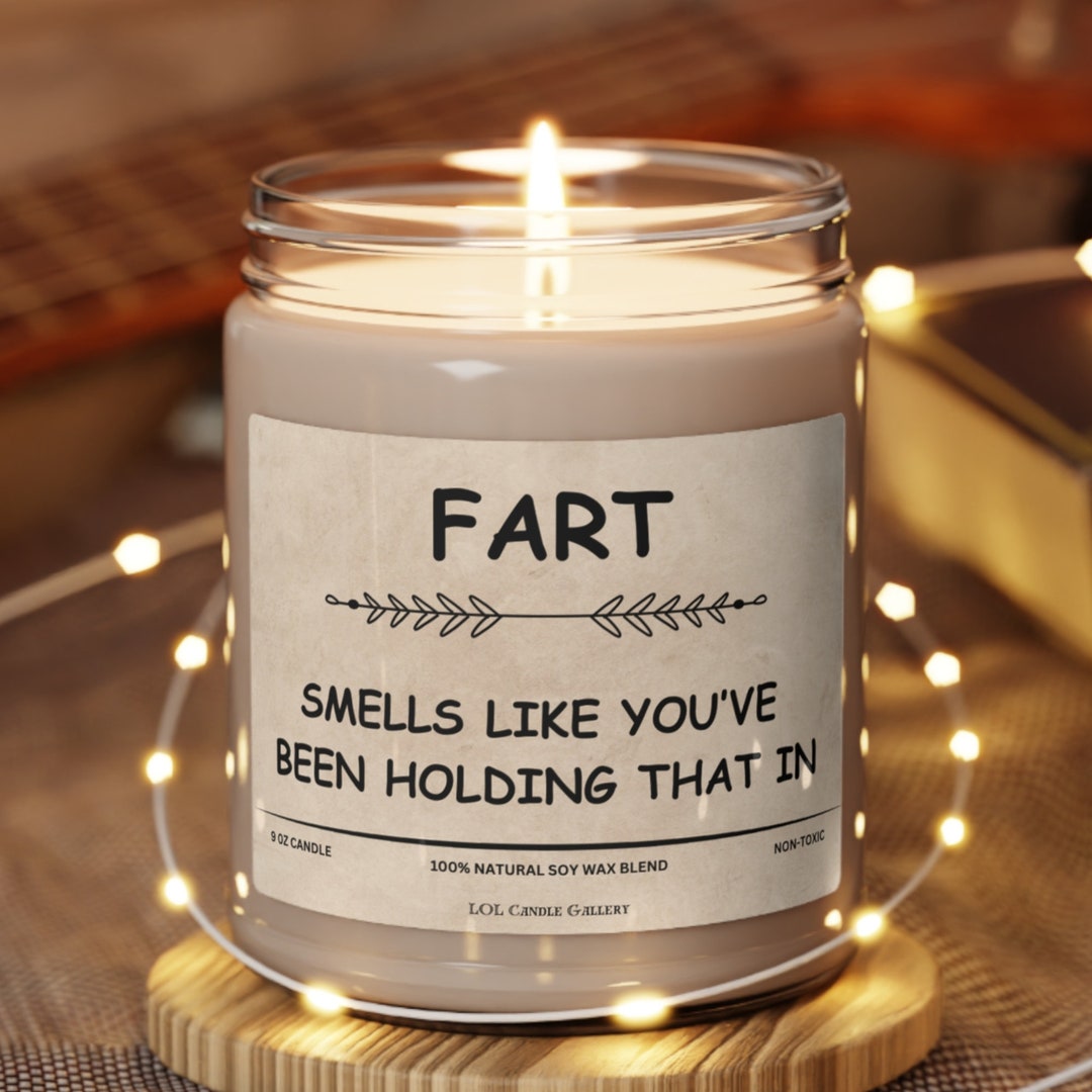 Fart Candle Humorous Candle With Funny Saying Hilarious Scented Candle