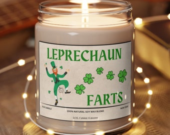 Leprechaun Farts Candle Funny Leprechaun Candle St. Patty's Gift Hilarious Candle Humorous Candle Funny Gag Gift St. Patrick's Day Gift